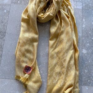 Tory Burch Golden Yellow Scarf